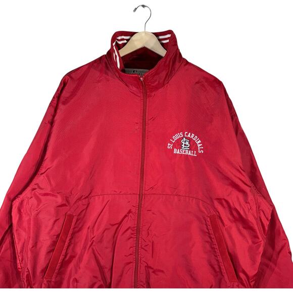Vintage St. Louis Cardinals Mini Logo Full Zip MLB Jacket XL - Picture 2 of 7